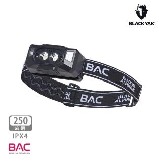 【BLACK YAK】BAC ALPINE感應式頭燈[黑色]│BYBB1NED0195-F(頭燈 露營 登山 戶外用品)