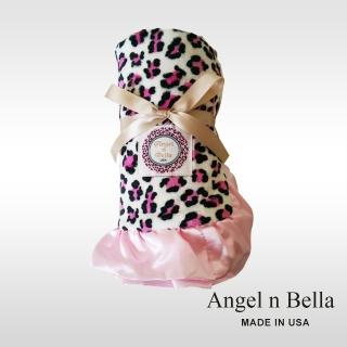 【Angel n Bella】頂級糖果豆攜帶毯 禮盒裝(經典彩豹)