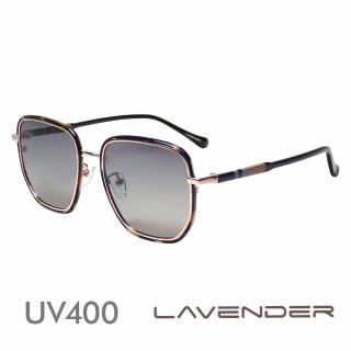 【Lavender】經典混框 斑紋咖 J2205 C3(偏光太陽眼鏡)
