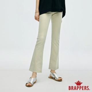 【BRAPPERS】女款 Color Life色褲系列-中腰彈性九分喇叭褲(綠)