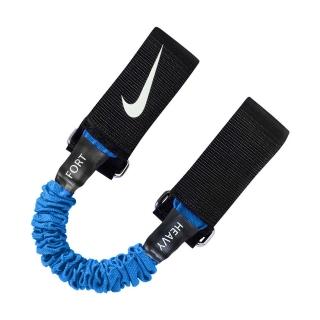 【NIKE 耐吉】HEAVY 橫向抗阻彈力繩-瑜珈繩 健身阻力帶 拉力帶 訓練帶 藍黑(N1006719454OS)