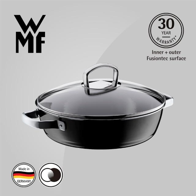【德國WMF】Fusiontec 雙耳淺燉鍋 28cm(黑色)