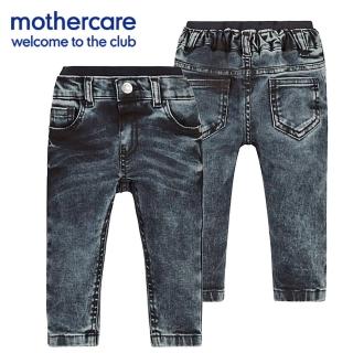 【mothercare】專櫃童裝 黑藍色直管牛仔褲/長褲(9-24個月)