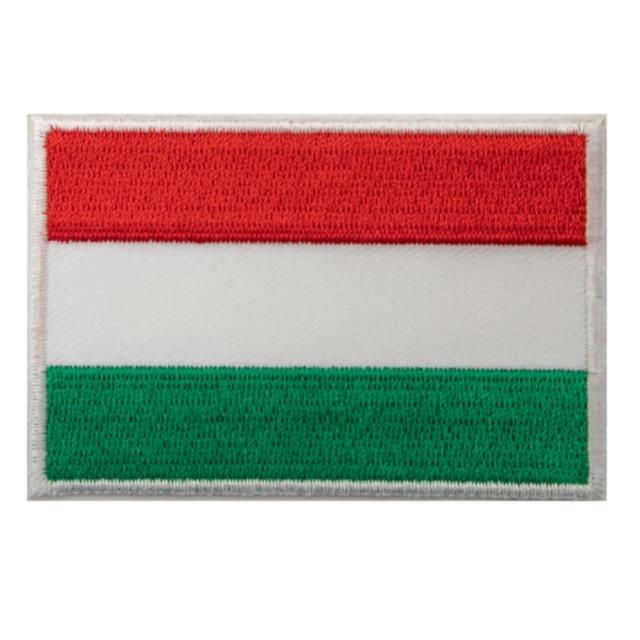 【A-ONE 匯旺】匈牙利 國旗 熨燙布章 Flag Patch 電繡裝飾貼 布章 徽章刺繡 布貼