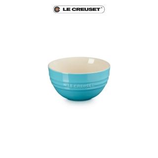 【Le Creuset】瓷器韓式飯碗350ml(土耳其藍)