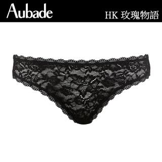 【Aubade】玫瑰物語蕾絲丁褲-HK(黑)