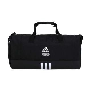 【adidas 愛迪達】中型圓筒包-側背包 裝備袋 手提包 肩背包 24.9L 愛迪達 黑白(HC7268)