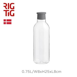 【RIG-TIG】Drink It隨身水瓶-灰-750ml(永續環保的丹麥設計)