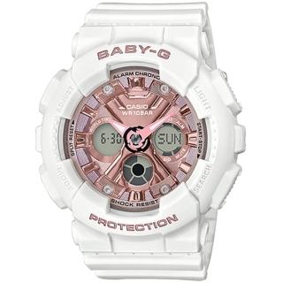 【CASIO 卡西歐】BABY-G 時尚雙顯腕錶 母親節 禮物(BA-130-7A1/速)