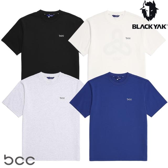 【BLACK YAK】bcc LEO LOGO短袖上衣[藍色/白色/麻花灰/黑色]BYBB1NC504(短袖 T恤 中性款 機能T 機能上衣)