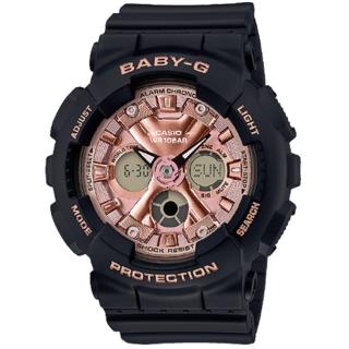 【CASIO 卡西歐】BABY-G 時尚雙顯腕錶 畢業 禮物(BA-130-1A4/速)