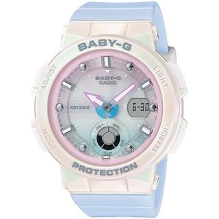 【CASIO 卡西歐】BABY-G 海灘旅人雙顯手錶(BGA-250-7A3/速)