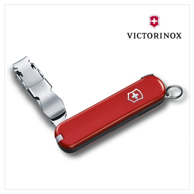 【VICTORINOX 瑞士維氏】瑞士刀 Nail Clip 582 65mm/4用/紅(0.6453)