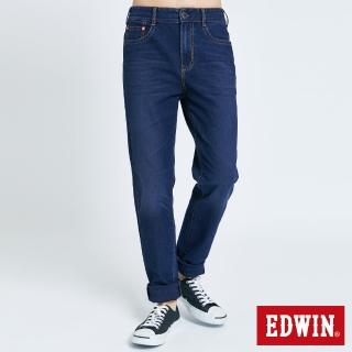 【EDWIN】男裝 特大碼-JERSEYS 迦績EJ7透氣錐形AB牛仔褲(酵洗藍)