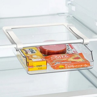 【NITORI 宜得利家居】冰箱用層板下收納盒 M N BRANC(冰箱用層板下收納盒 NBRANC)