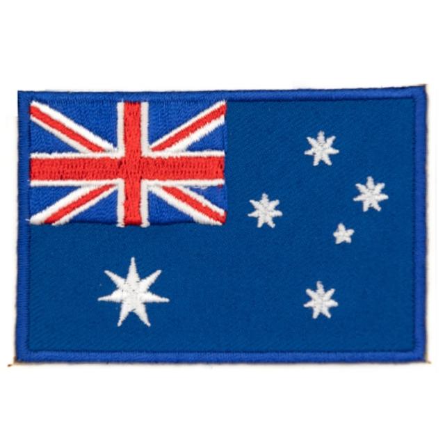 【A-ONE 匯旺】澳洲 布藝貼布 Flag Patch補丁貼 電繡繡片貼 補丁貼 布藝貼章 熱燙貼