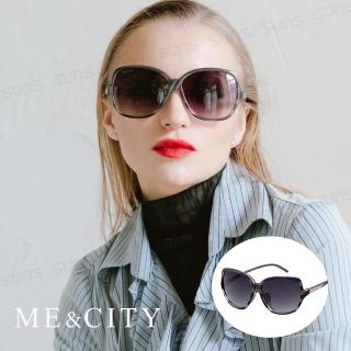 【ME&CITY】皇室風格紋路太陽眼鏡 品牌墨鏡 抗UV400(ME120012 C201)