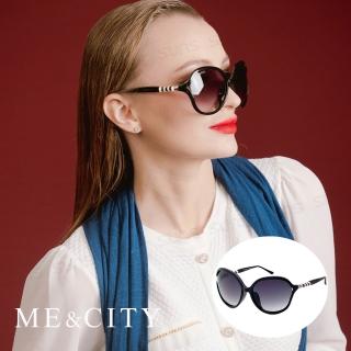 【ME&CITY】歐美祕戀閃耀桃太陽眼鏡 品牌墨鏡 抗UV400(ME120015 L000)