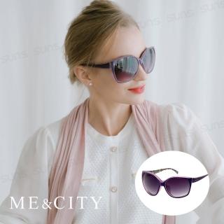 【ME&CITY】義大利古典大框圖騰太陽眼鏡 品牌墨鏡 抗UV400(ME120023 H431)