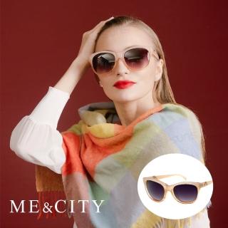 【ME&CITY】永恆之翼時尚太陽眼鏡 義大利設計款 抗UV400(ME120031 E240)