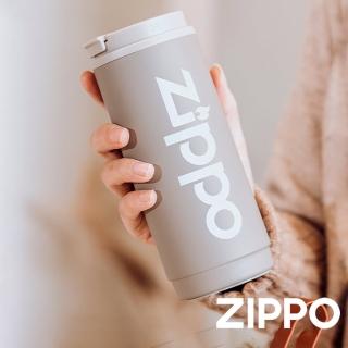 【Zippo官方直營】城市系列-通勤咖啡杯-紳士灰420ml(保溫杯)