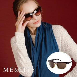 【ME&CITY】義式戀語雙色太陽眼鏡 品牌墨鏡 抗UV400(ME120026 C224)