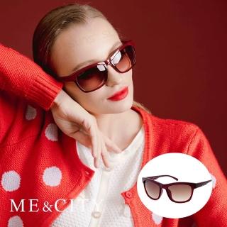 【ME&CITY】義式戀語雙色太陽眼鏡 品牌墨鏡 抗UV400(ME120026 E142)