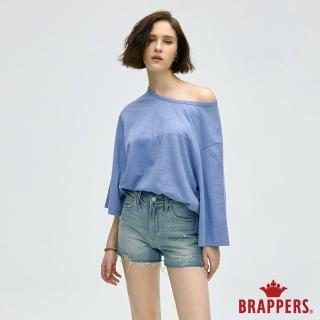 【BRAPPERS】女款 後領鏤空寬鬆上衣(淺藍紫)