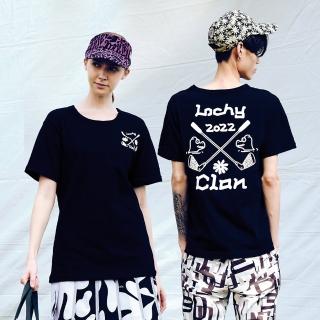 【Daniel Wong】LOCHYCLAN 中性 短袖直身T恤(黑)