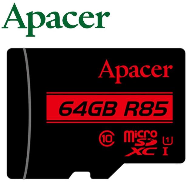 【Apacer 宇瞻】64GB microSD microSDXC TF U1 記憶卡