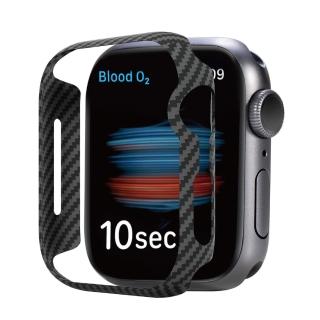 【PITAKA】Apple Watch S7/S8 41mm 航太纖維錶殼(極度輕薄親膚無感)