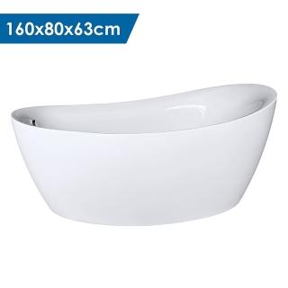 【HOMAX】獨立浴缸-光雕系列 160公分(不含安裝)
