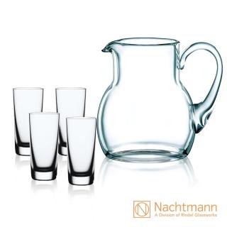 【Nachtmann】維芳迪Vivendi 烈酒暢飲5件組(公杯0.5L+烈酒杯4入)