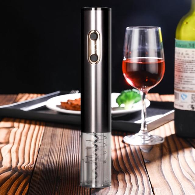 【瑞典廚房】專業級 電動 紅酒開瓶器 USB 快速充電 輕鬆開瓶(附贈 充電線x1 充電電池x4)