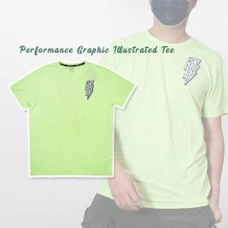 【PUMA】短袖上衣 Illustrated Tee 男款 螢光綠 慢跑 圖樣 運動 短T 歐規(52164834)