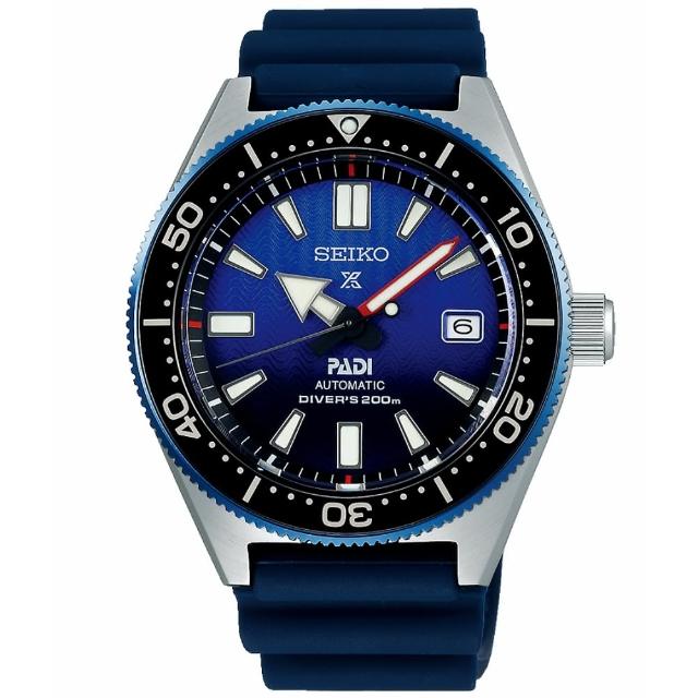 【SEIKO 精工】PROSPEX系列 PADI聯名款 防水200米 潛水機械腕錶 禮物推薦 畢業禮物(SPB071J1/6R15-04B0B)