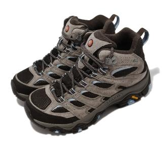 【MERRELL】戶外鞋 Moab 3 Mid GTX Wide 女鞋 寬楦 棕色 防水 登山鞋(ML035816W)
