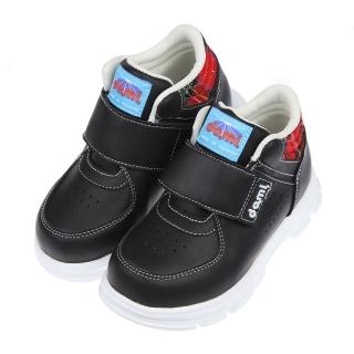 【布布童鞋】台灣製紅黑格紋中筒兒童預防矯正鞋休閒鞋(Z2E981D)