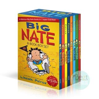 【iBezT】Big Nate 8 Book Box Set(我們班有個搗蛋王amazon五星評價)