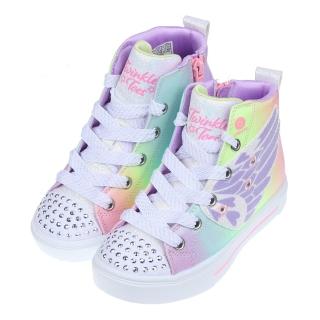 【布布童鞋】Skechers天使之翼夢幻粉紫兒童電燈運動鞋(N2D85LF)