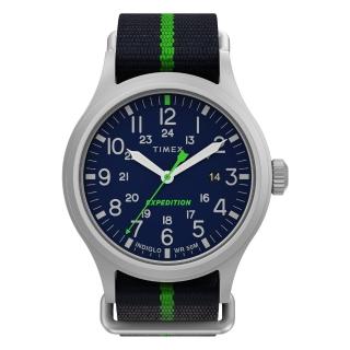 【TIMEX】天美時 遠征系列 探險手錶(深藍x綠 TXTW2V23000)