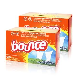 【美國 Bounce】烘衣柔軟片-320片