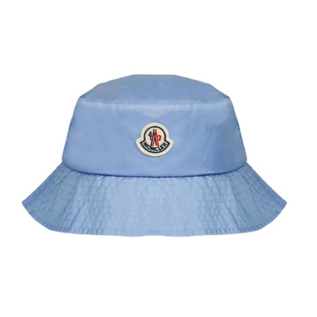 【MONCLER】品牌LOGO漁夫帽-天空藍色(S號、M號)