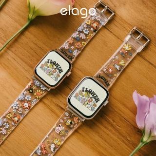 【Elago】Apple Watch BT21小花系列透明錶帶
