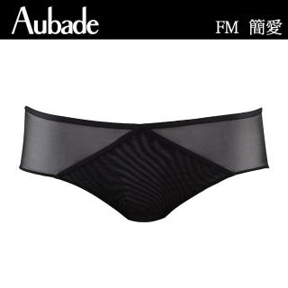 【Aubade】簡愛無痕低腰平口褲-FM(黑)