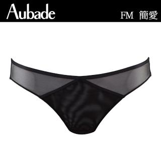 【Aubade】簡愛無痕三角褲-FM(黑)