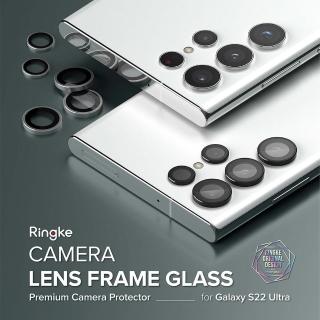 【Ringke】三星 Galaxy S22 Ultra Camera Lens Frame Glass 鋼化玻璃鏡頭保護貼(Rearth 鋁框鏡頭貼)