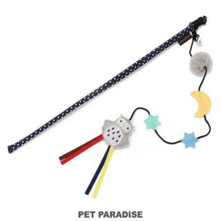 【PET PARADISE】寵物天堂 逗貓棒 貓頭鷹 帶貓薄荷(逗貓棒 貓玩具 逗貓玩具)