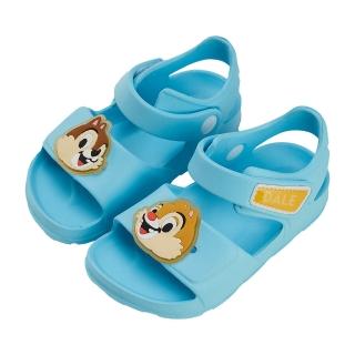 【Disney 迪士尼】迪士尼童鞋 奇奇蒂蒂 立體造型防水涼鞋-水(MIT台灣在地工廠製造)