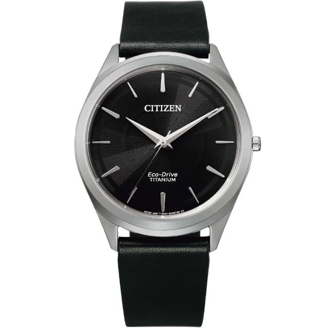 【CITIZEN 星辰】光動能質感網紋鈦金腕錶-39mm(BJ6520-15E)